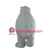 Top Quality Plush Furry Polar Bear Mascot Costume