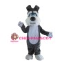 Adult Grey & White Dog Mascot Costume