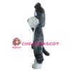 Adult Grey & White Dog Mascot Costume