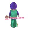 Friendly Arab Man With Purple Top Mascot Costume