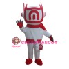 Interesting Cartoon White Robot Mascot Costume