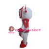 Interesting Cartoon White Robot Mascot Costume