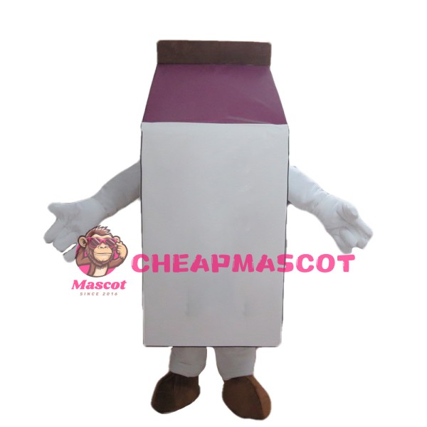 Strawberry Milk Carton Mascot Costume