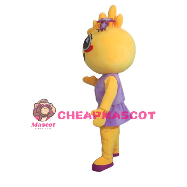 Lovely Sincere Boy And Girl With Suit Mascot Costume