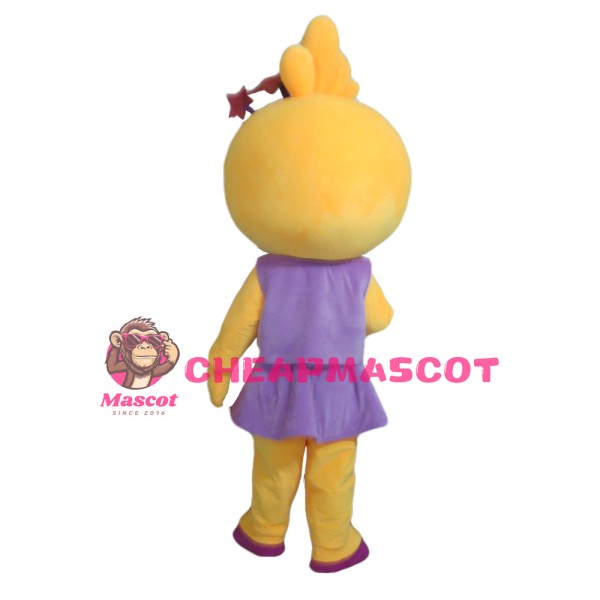 Lovely Sincere Boy And Girl With Suit Mascot Costume