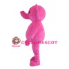 Rose Red Elephant Mascot Costume