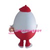Interesting Cartoon Red & White Egg Mascot Costume