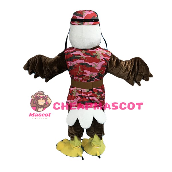 Professional Quality Pilot Eagle Mascot Costume