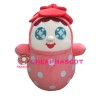 Cartoon Pink Strawberry Tumbler Mascot Costume