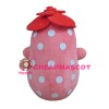 Cartoon Pink Strawberry Tumbler Mascot Costume