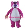 Honest Rose Red Bear Mascot Costume