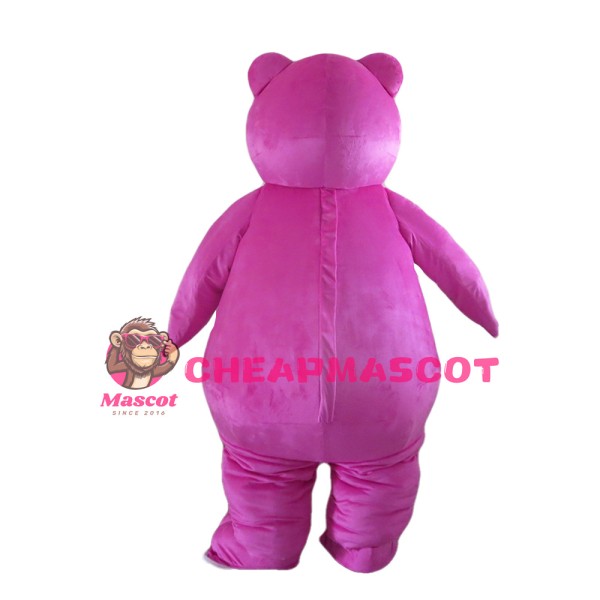 Honest Rose Red Bear Mascot Costume