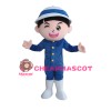Lovely Boy Administrator With Rompers Mascot Costume
