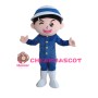 Lovely Boy Administrator With Rompers Mascot Costume