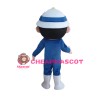 Lovely Boy Administrator With Rompers Mascot Costume