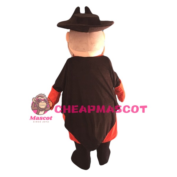 One-eyed Old Pirate Mascot Costume