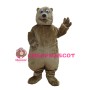 Friendly Plush Brown Beaver Mascot Costume