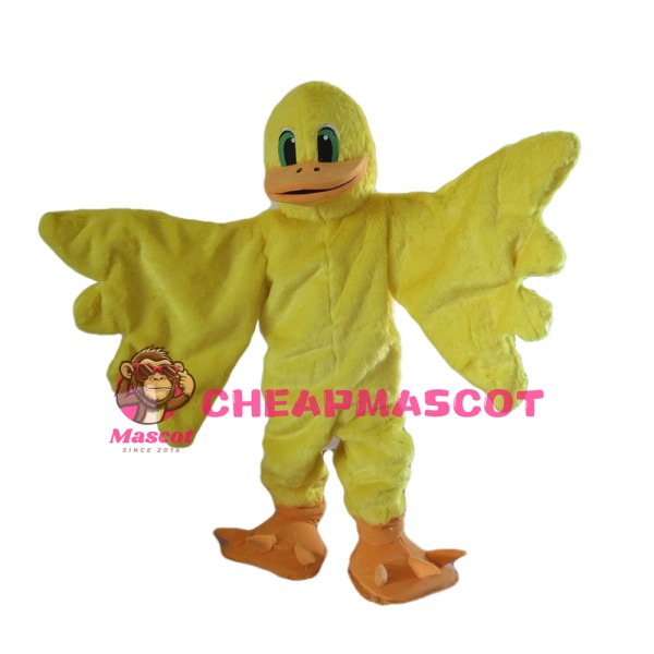 Cartoon Yellow Duck Mascot Costume For Adult