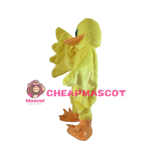 Cartoon Yellow Duck Mascot Costume For Adult