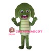 Green Dinosaur Baby With Various Expressions Mascot Costume