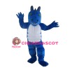 Fancy Blue Monster Mascot Costume