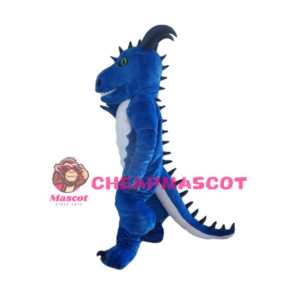 Fancy Blue Monster Mascot Costume