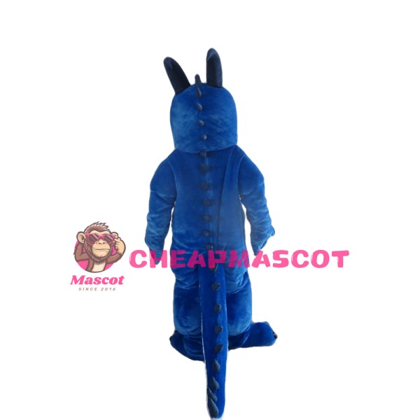 Fancy Blue Monster Mascot Costume