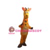 Unisex Cartoon Standing Giraffe Mascot Costume