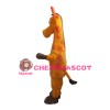 Unisex Cartoon Standing Giraffe Mascot Costume