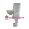 Cartoon White Toilet Mascot Costume