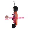 Green Striped And Red Spotted Ant Mascot Costume