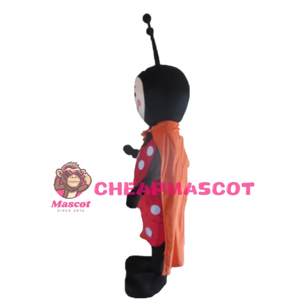 Green Striped And Red Spotted Ant Mascot Costume