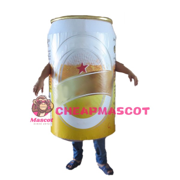 Adult Size Beer Can Mascot Costume