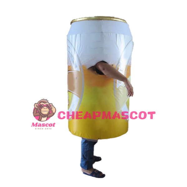Adult Size Beer Can Mascot Costume