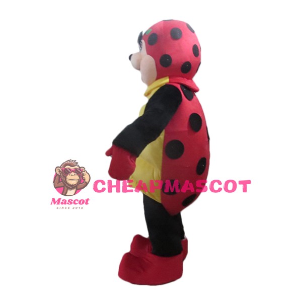 Large Colorful Ladybug Mascot Costume