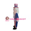 Uncle Sam With Striped Set Mascot Costume