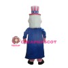 Uncle Sam With Striped Set Mascot Costume