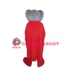 Snake Superman With Red Shorts And Cloak Mascot Costume