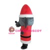 Funny Grey Christmas Mouse Mascot Costume