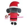 Funny Grey Christmas Mouse Mascot Costume