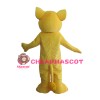 Docile Little Yellow Lion Mascot Costume