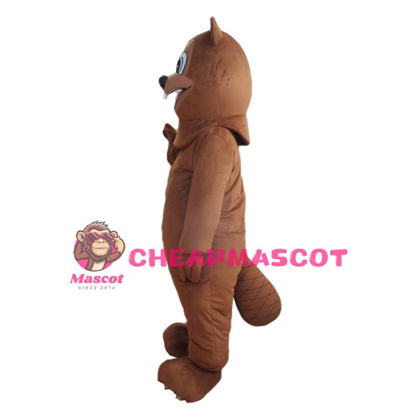 Classic Happy Brown Squirrel Mascot Costume
