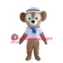 Teddy Bear With Sailor Suit And Hat Mascot Costume