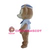 Teddy Bear With Sailor Suit And Hat Mascot Costume