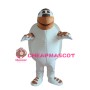 Slow Cartoon Brown & White Turtle Mascot Costume