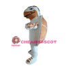 Slow Cartoon Brown & White Turtle Mascot Costume