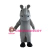 Soft Lovely Grey Rhino Mascot Costume