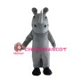 Soft Lovely Grey Rhino Mascot Costume