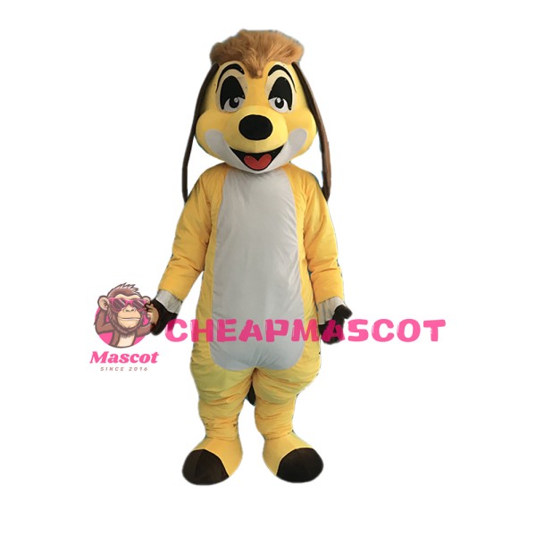 Good Quality Little Yellow Lion Mascot Costume