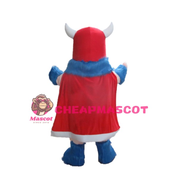 Fighting Soldier With Red Tabard Mascot Costume